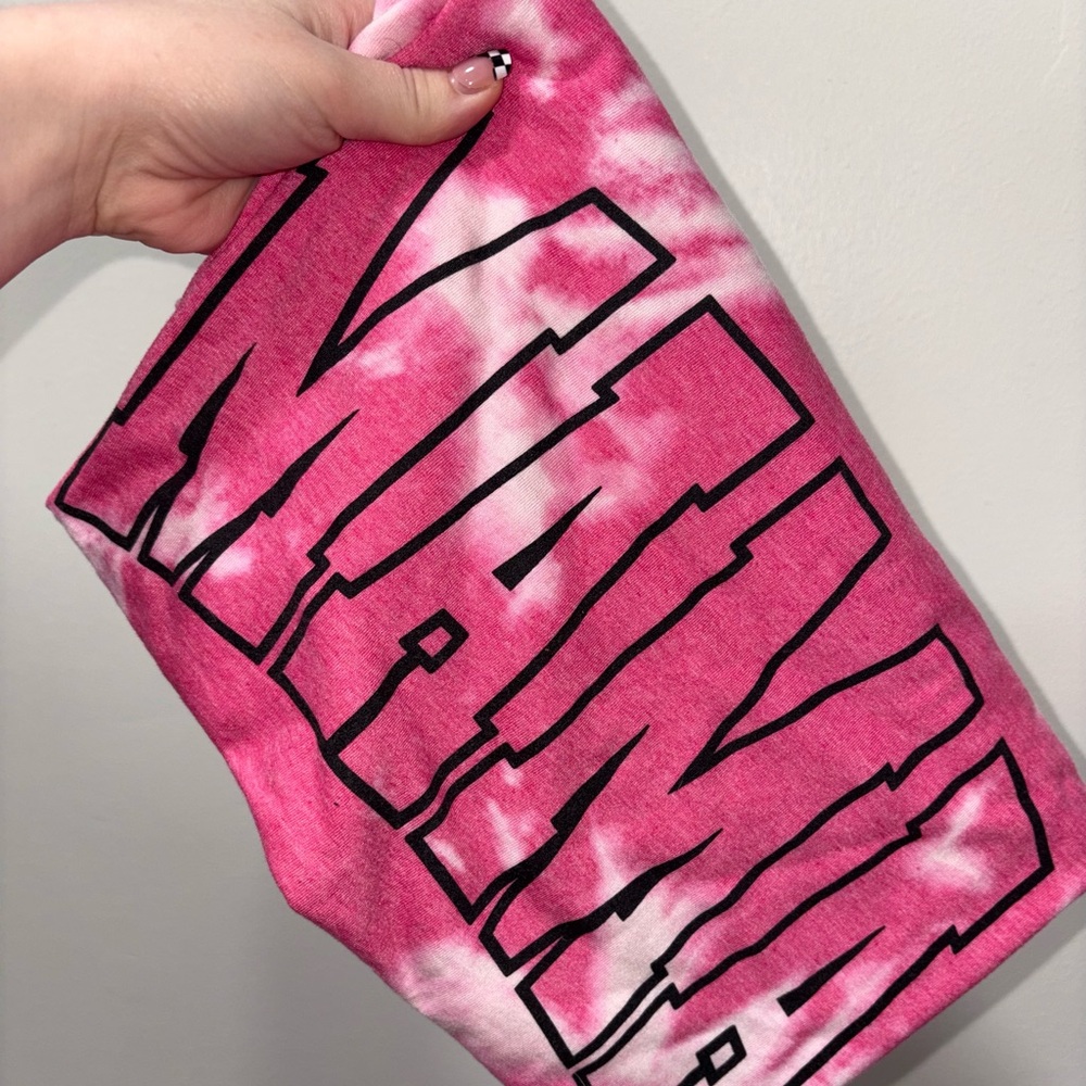 MAMA Pink Tie Dye Tee